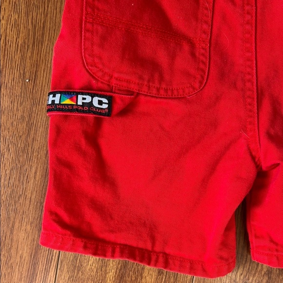 Vintage Beverly Hills Polo Club Red Kids Overalls - Picture 5 of 6
